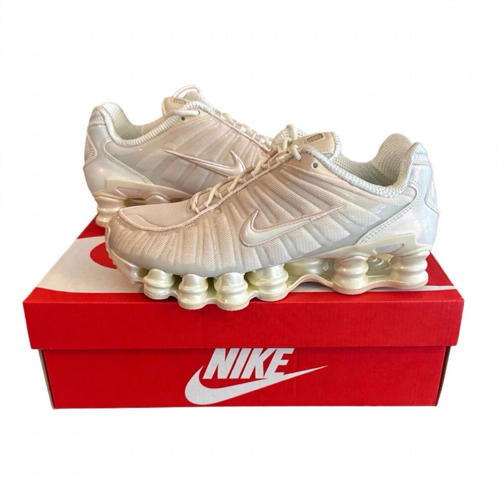 Womens 7.5 - Nike Shox TL Pearl White Soft Pearl IH5075-219 NEW OG BOX 6M WMNS